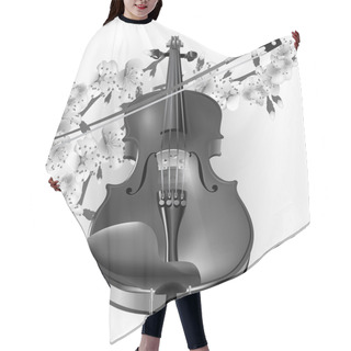 Personality  Classical Violin Hair Cutting Cape