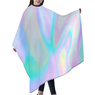 Personality  Pastel Colored Holographic Background Hair Cutting Cape