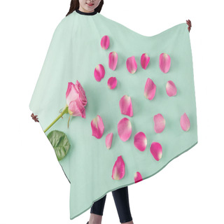 Personality  Rose Flower And Petals Hair Cutting Cape