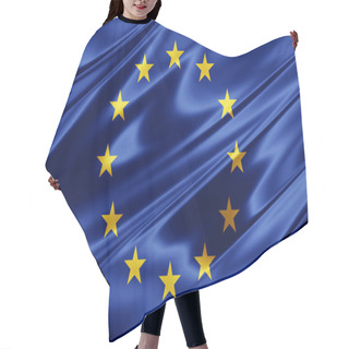 Personality  Europe Union  Flag  With Copy Space For Your Text Or Images Hair Cutting Cape