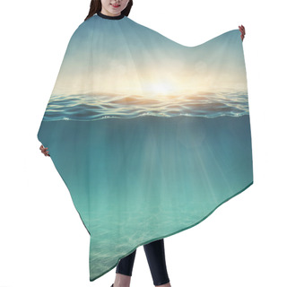 Personality  Abstract Underwater Background Hair Cutting Cape