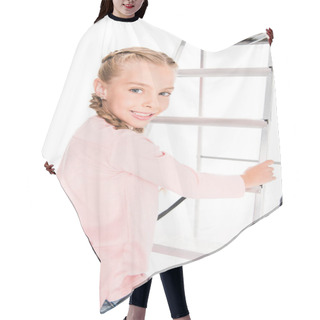 Personality  Child With Metal Ladder Hair Cutting Cape