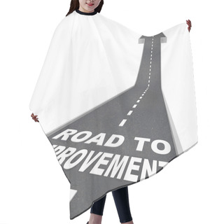 Personality  Road To Improvement - Words On Street Hair Cutting Cape