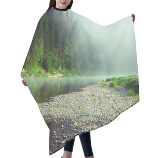 Personality  Fog On A River Hair Cutting Cape