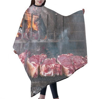 Personality  BBQ With Florentines Steaks Hair Cutting Cape