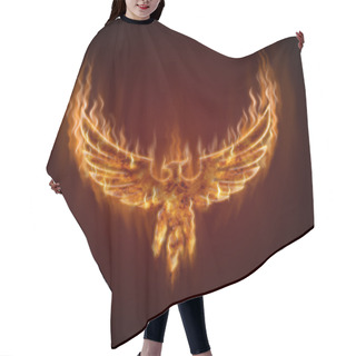 Personality  Phoenix From Fire With Wings Hair Cutting Cape
