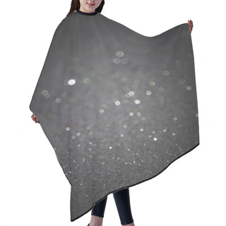 Personality  Silver Background. Elegant Abstract Background With Bokeh Defocused Lights Hair Cutting Cape