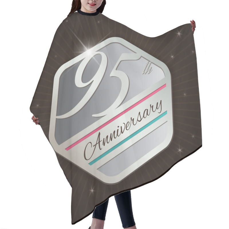 Personality  Classy Anniversary Emblem Hair Cutting Cape