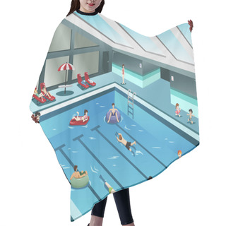 Personality  People Going Swimming Hair Cutting Cape