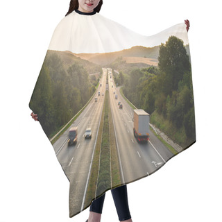 Personality  Highway Traffic Hair Cutting Cape