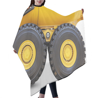 Personality  Two Wheels Of Mining Truck Hair Cutting Cape