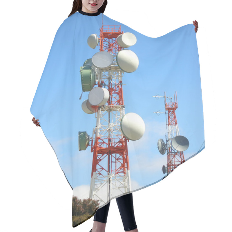 Personality  Communication Antenna hair cutting cape