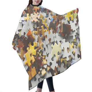 Personality  Puzzle Hair Cutting Cape
