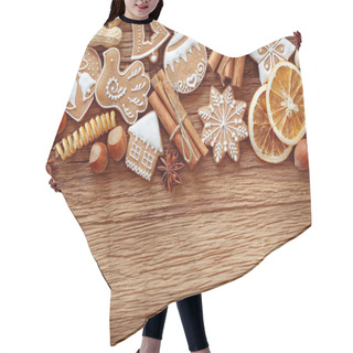 Personality  Gingerbread Cookies And Spices Hair Cutting Cape