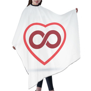 Personality  Infinity Icon, Eternal Life Idea. Hair Cutting Cape