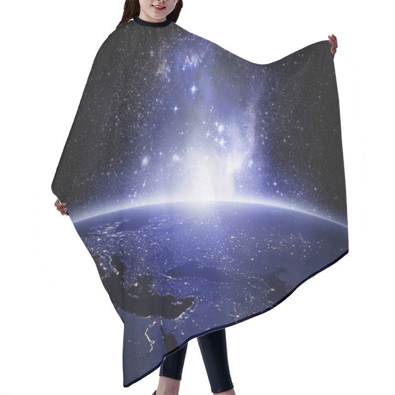 Personality  Lights On Earth Hair Cutting Cape