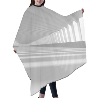 Personality  Empty White Open Space 3D Rendering Hair Cutting Cape