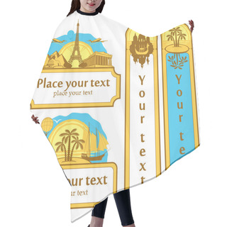 Personality  Travel Pictures Hair Cutting Cape