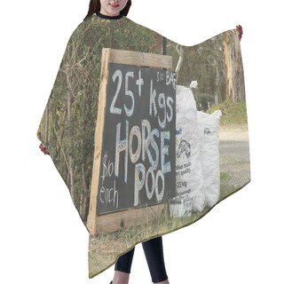Personality  Horse Manure For Sale Near A Country Property Hair Cutting Cape