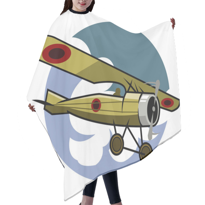 Personality  Classic Airplane Hair Cutting Cape