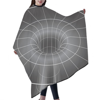 Personality  Black Hole Isometric View Hair Cutting Cape