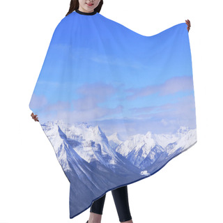 Personality  Winter Mountains Hair Cutting Cape