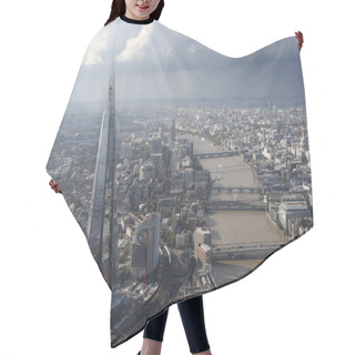 Personality  London City Skyline View From Above Hair Cutting Cape