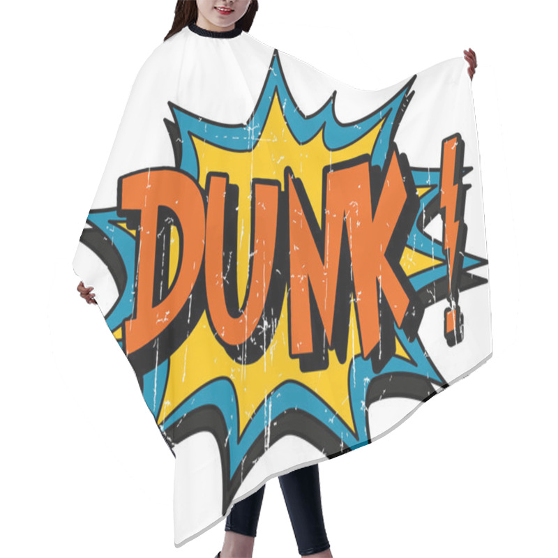 Personality  Explosion Bubble Dunk Hair Cutting Cape