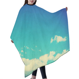 Personality  Retro Cloudy Sky Hair Cutting Cape