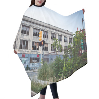 Personality  Downtown Detroit Hair Cutting Cape