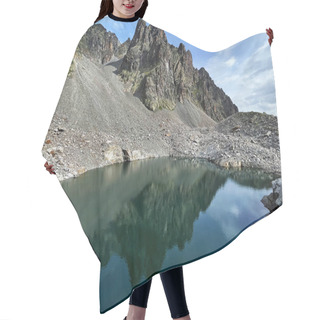 Personality  Discovering Peaks: Lac Blanc Reflections, Grand Balcon, Chamonix, France Hair Cutting Cape