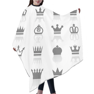 Personality  Crowns Hair Cutting Cape