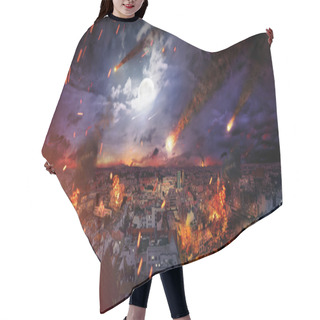Personality  Conceptual Photo Of The Apocalypse Hair Cutting Cape