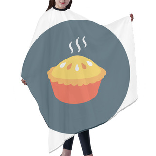 Personality  Pie Colored Vector Icon Hair Cutting Cape