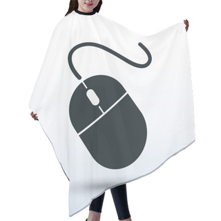 Personality  Computer Mouse Icon Hair Cutting Cape