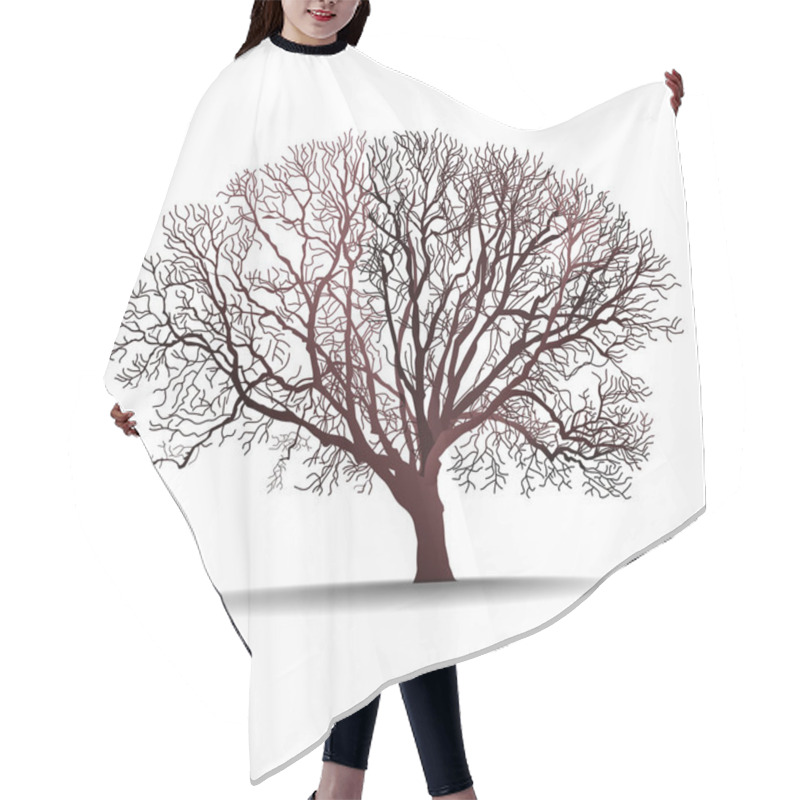 Personality  Abstract Nature Background With Tree Hair Cutting Cape