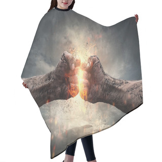 Personality  Fighting Hair Cutting Cape