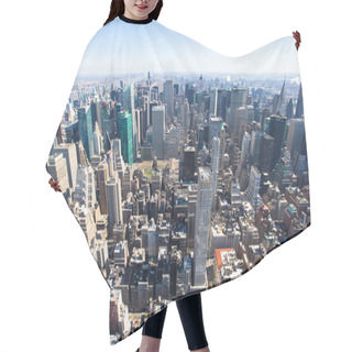 Personality  Vew Of Manhattan From The Empire State Building, New York Hair Cutting Cape