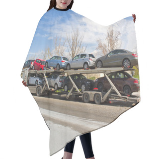 Personality  Car Carrier Hair Cutting Cape