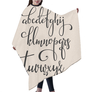 Personality  Handwritten Brush Style Calligraphy Cursive Font Hair Cutting Cape
