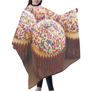 Personality  Assorted Cupcakes On Display Hair Cutting Cape