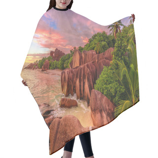 Personality  Anse Source DArgent At Dusk Hair Cutting Cape