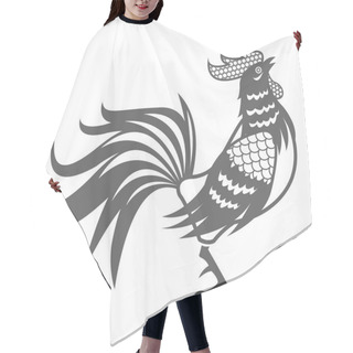 Personality  Year Rooster Chinese Calendar Pictogram Hair Cutting Cape