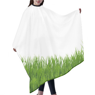 Personality  Green Grass Border  Hair Cutting Cape
