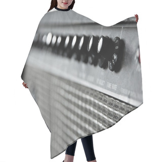 Personality  Close Up Image Of Guitar Amplifier Hair Cutting Cape
