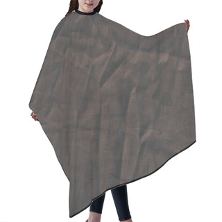 Personality  Brown Linen Fabric Texture Hair Cutting Cape