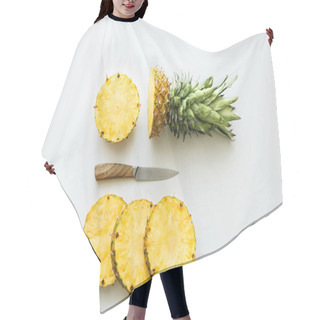 Personality  Slices Of Fresh Pineapple Hair Cutting Cape