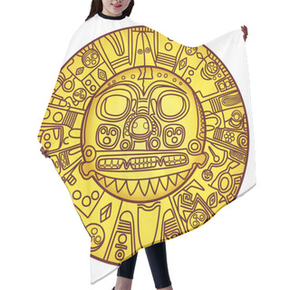 Personality  Golden Sun Of Echenique. Pre-Hispanic Golden Plate Of Unknown Meaning, Maybe Representing The Sun God Inti. Worn As Breastplate By Inca Rulers, Since 1986 The Coat Of Arms Of The City Cusco In Peru. Hair Cutting Cape