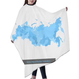 Personality  Russia Map Hair Cutting Cape