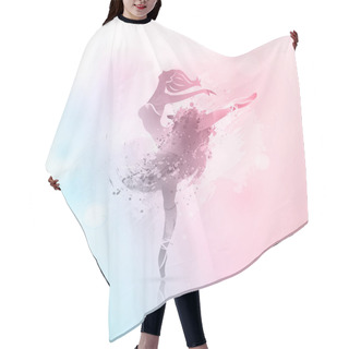 Personality  Ballerina In Dance Background Hair Cutting Cape